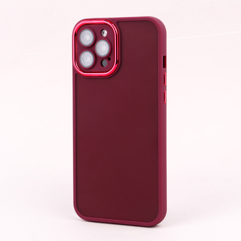 قاب PC متال ایرون مات محافظ لنزدار iPhone 12 Pro Max