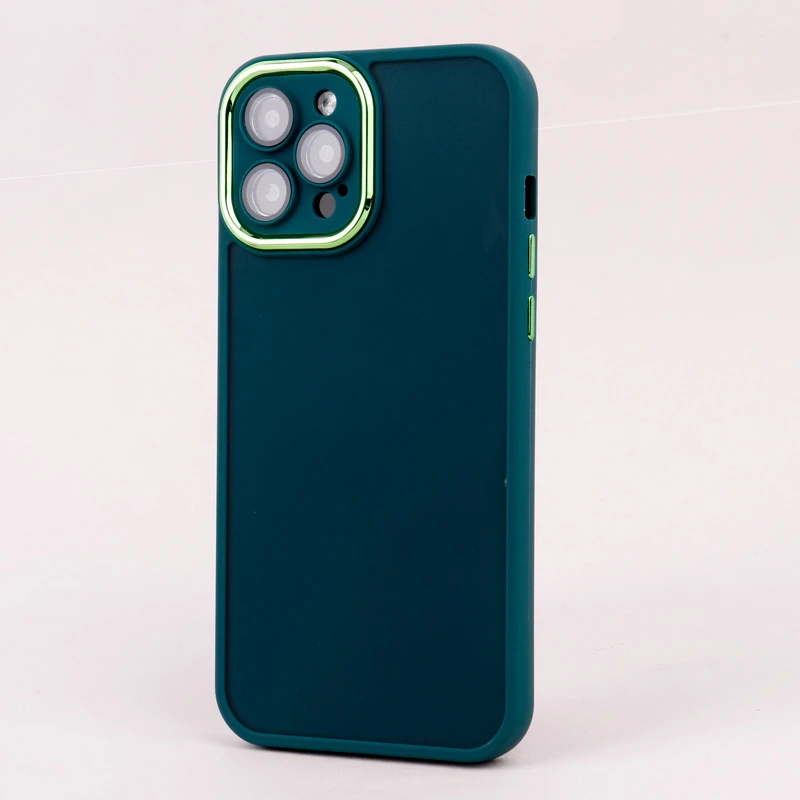 قاب PC آیفون iPhone 12 Pro Max متال ایرون پشت مات محافظ لنزدار