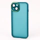 قاب PC آیفون iPhone 13 متال ایرون پشت مات محافظ لنزدار