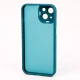قاب PC آیفون iPhone 13 متال ایرون پشت مات محافظ لنزدار