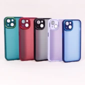 قاب PC آیفون iPhone 13 متال ایرون پشت مات محافظ لنزدار