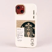 قاب طرحدار Starbucks دور لنز فلزی iPhone 13
