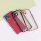 قاب ساده شفاف دور رنگی محافظ لنزدار iPhone 13