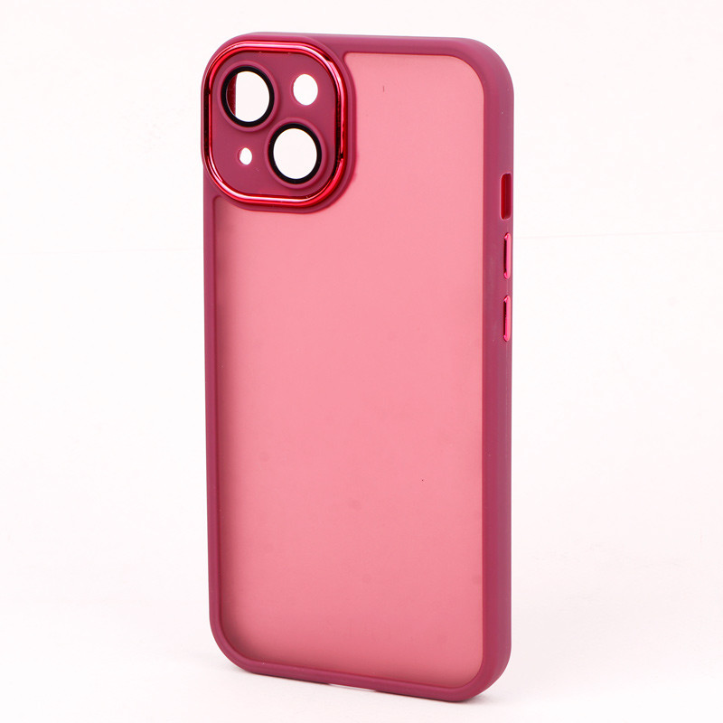 قاب PC متال ایرون مات محافظ لنزدار iPhone 13