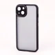 قاب PC آیفون iPhone 13 متال ایرون پشت مات محافظ لنزدار