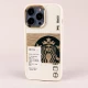 قاب طرحدار Starbucks دور لنز فلزی iPhone 13 Pro