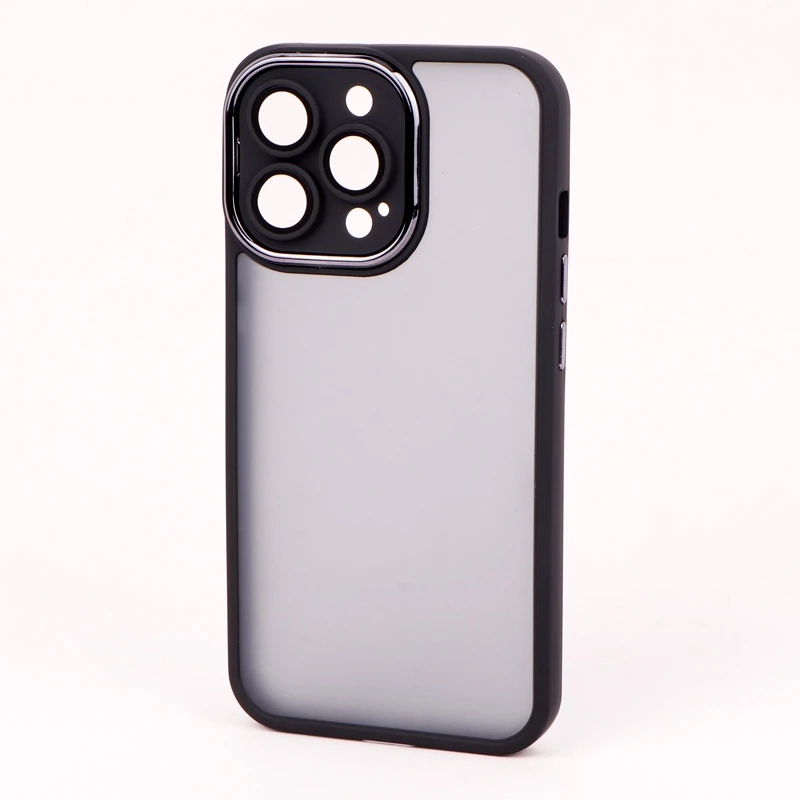 قاب PC آیفون iPhone 13 Pro متال ایرون پشت مات محافظ لنزدار