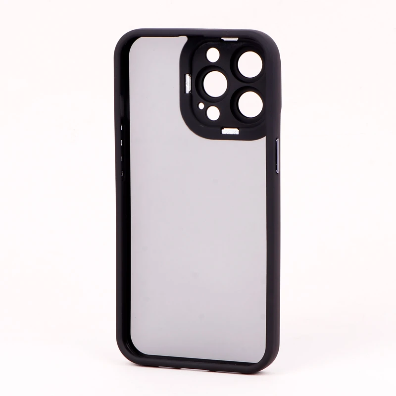 قاب PC آیفون iPhone 13 Pro متال ایرون پشت مات محافظ لنزدار