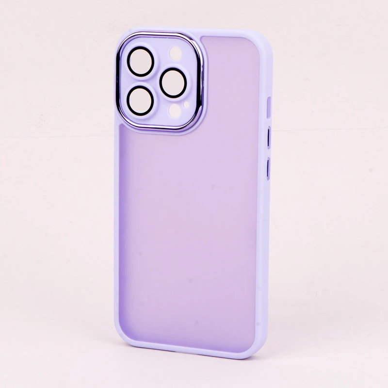 قاب PC آیفون iPhone 13 Pro متال ایرون پشت مات محافظ لنزدار