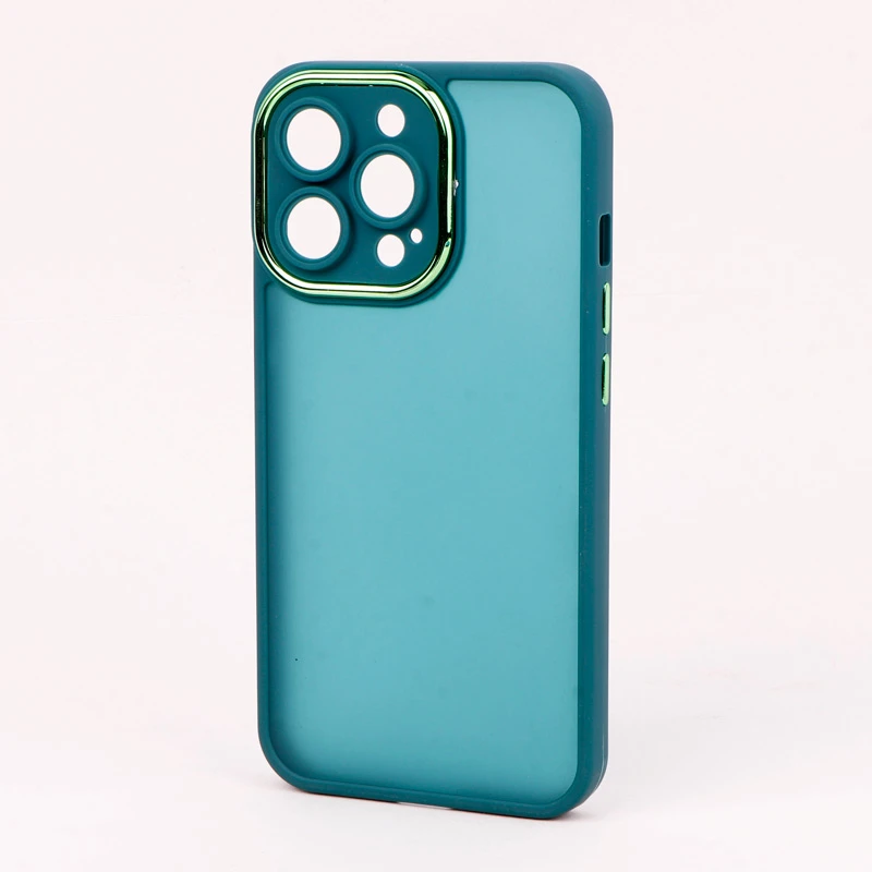 قاب PC آیفون iPhone 13 Pro متال ایرون پشت مات محافظ لنزدار