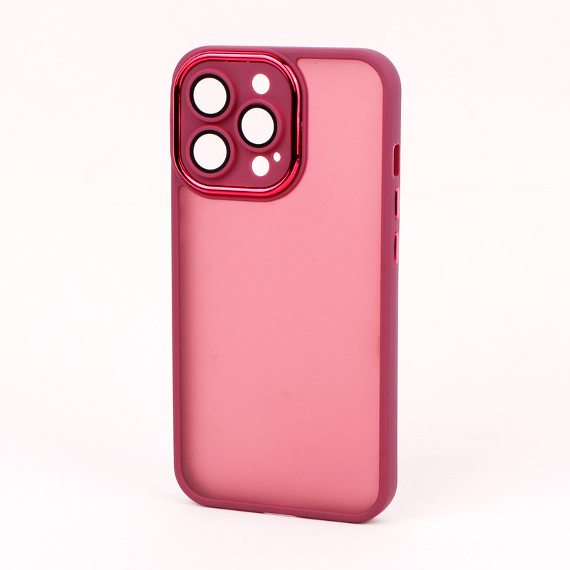 قاب PC متال ایرون مات محافظ لنزدار iPhone 13 Pro