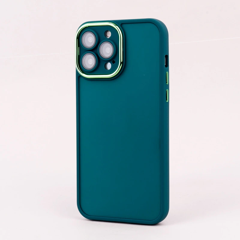 قاب PC آیفون iPhone 13 Pro Max متال ایرون پشت مات محافظ لنزدار