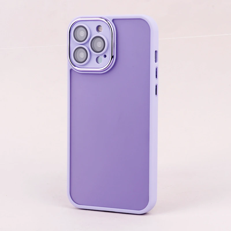قاب PC آیفون iPhone 13 Pro Max متال ایرون پشت مات محافظ لنزدار