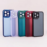 قاب PC متال ایرون مات محافظ لنزدار iPhone 13 Pro Max