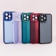 قاب PC آیفون iPhone 13 Pro Max متال ایرون پشت مات محافظ لنزدار