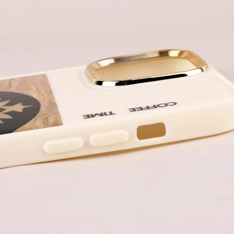 قاب طرحدار Starbucks دور لنز فلزی iPhone 13 Pro Max
