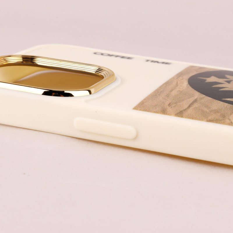 قاب طرحدار Starbucks دور لنز فلزی iPhone 13 Pro Max