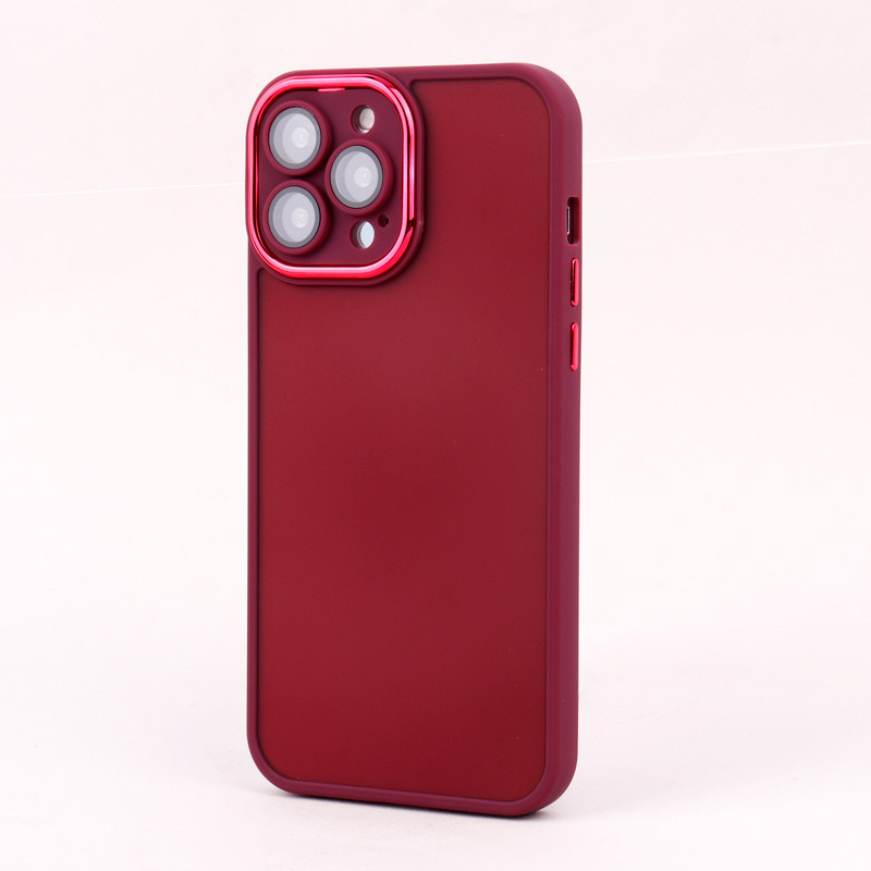 قاب PC متال ایرون مات محافظ لنزدار iPhone 13 Pro Max