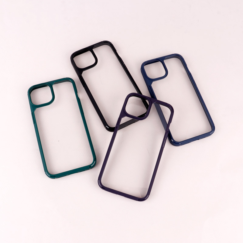 قاب ضد ضربه پشت شفاف Air Skin دور رنگی iPhone 14
