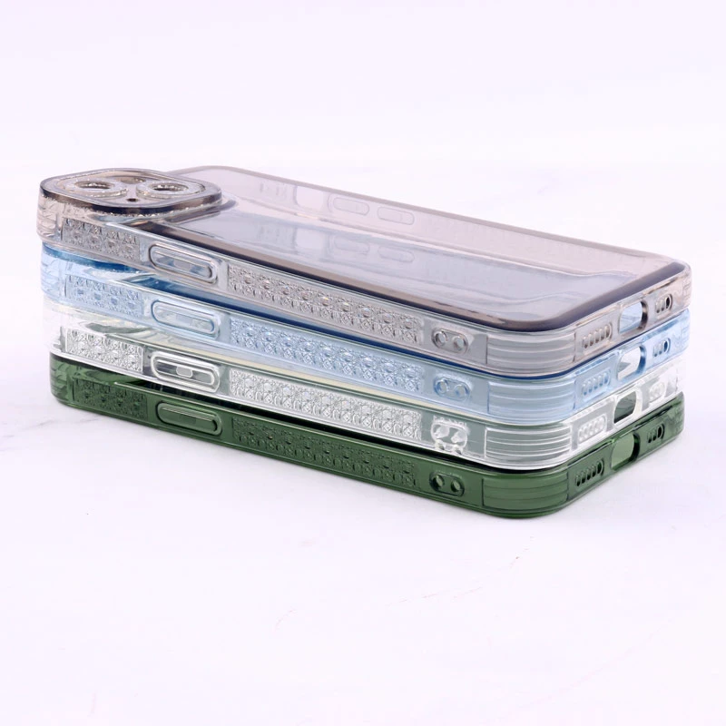 قاب ژله ای نگینی محافظ لنزدار iPhone 14