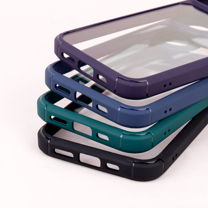 قاب ضد ضربه پشت شفاف Air Skin دور رنگی iPhone 14