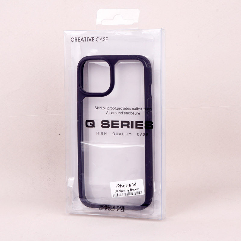 قاب ضد ضربه پشت شفاف Air Skin دور رنگی iPhone 14