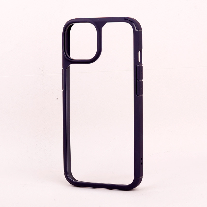 قاب ضد ضربه پشت شفاف Air Skin دور رنگی iPhone 14