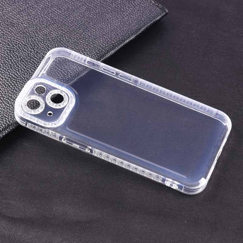 قاب ژله ای نگینی محافظ لنزدار iPhone 14