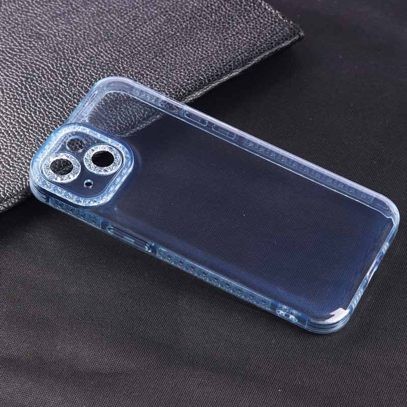 قاب ژله ای نگینی محافظ لنزدار iPhone 14