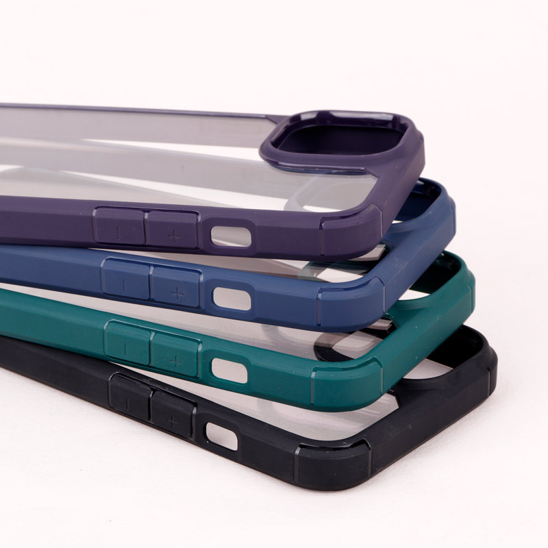 قاب ضد ضربه پشت شفاف Air Skin دور رنگی iPhone 14