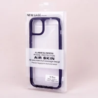 قاب ضد ضربه پشت شفاف Air Skin دور رنگی iPhone 14 Plus