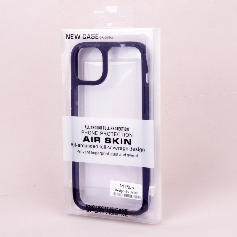 قاب ضد ضربه پشت شفاف Air Skin دور رنگی iPhone 14 Plus