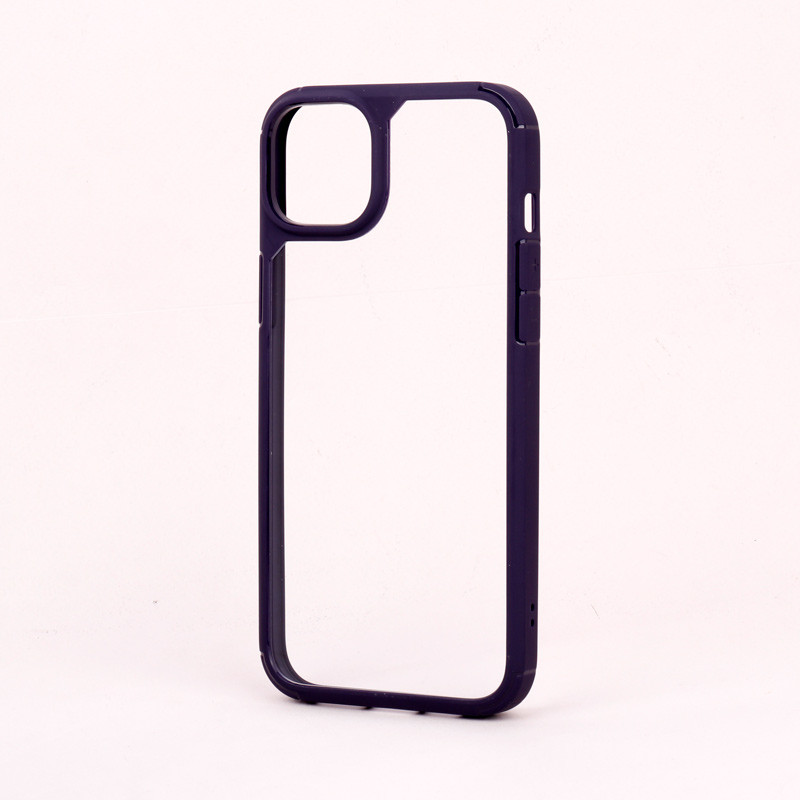 قاب ضد ضربه پشت شفاف Air Skin دور رنگی iPhone 14 Plus