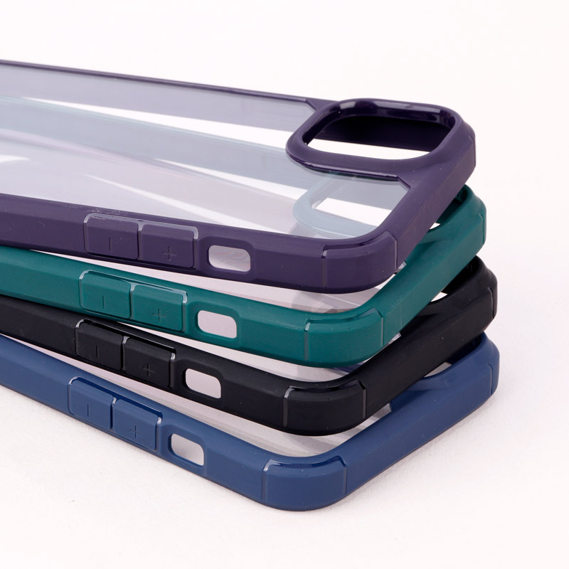 قاب ضد ضربه پشت شفاف Air Skin دور رنگی iPhone 14 Plus