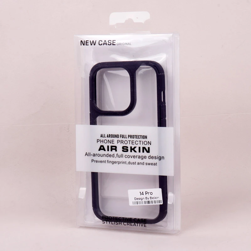 قاب ضد ضربه پشت شفاف Air Skin دور رنگی iPhone 14 Pro