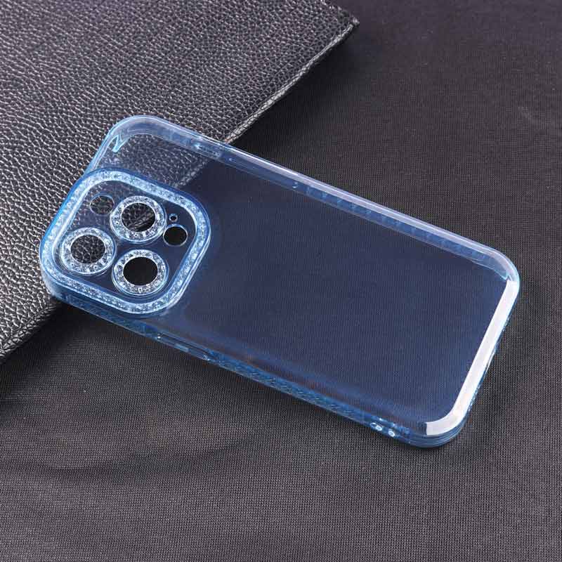 قاب ژله ای نگینی محافظ لنزدار iPhone 14 Pro