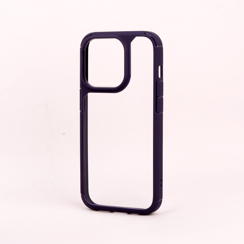 قاب ضد ضربه پشت شفاف Air Skin دور رنگی iPhone 14 Pro