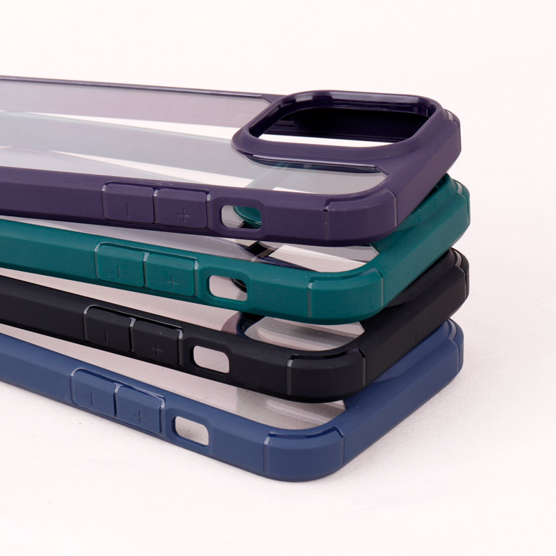 قاب ضد ضربه پشت شفاف Air Skin دور رنگی iPhone 14 Pro