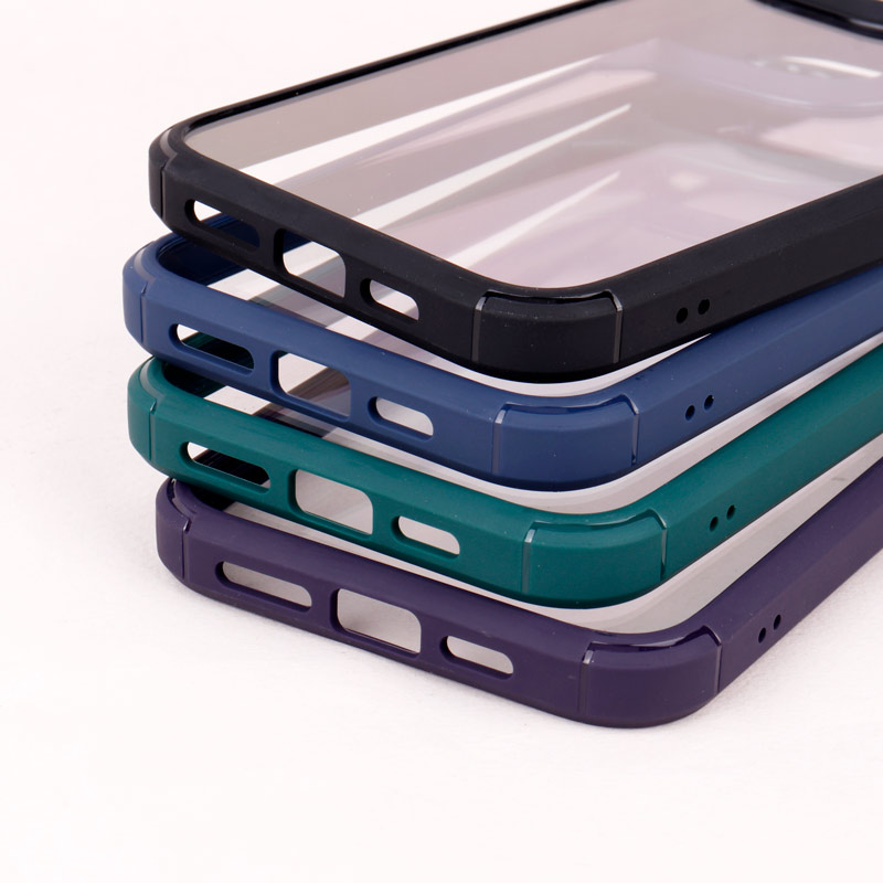 قاب ضد ضربه پشت شفاف Air Skin دور رنگی iPhone 14 Pro Max