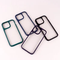 قاب ضد ضربه پشت شفاف Air Skin دور رنگی iPhone 14 Pro Max