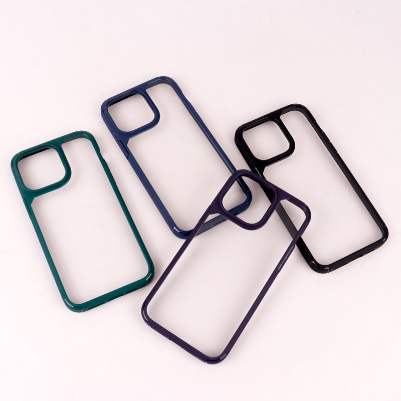 قاب ضد ضربه پشت شفاف Air Skin دور رنگی iPhone 14 Pro Max