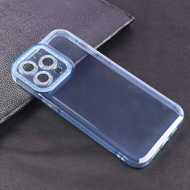 قاب ژله ای نگینی محافظ لنزدار iPhone 14 Pro Max