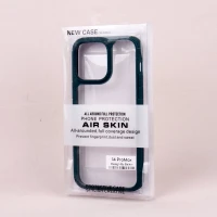 قاب ضد ضربه پشت شفاف Air Skin دور رنگی iPhone 14 Pro Max