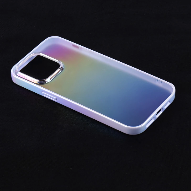 قاب ضد ضربه شفاف Keephone دور هولوگرامی iPhone 14 Pro Max