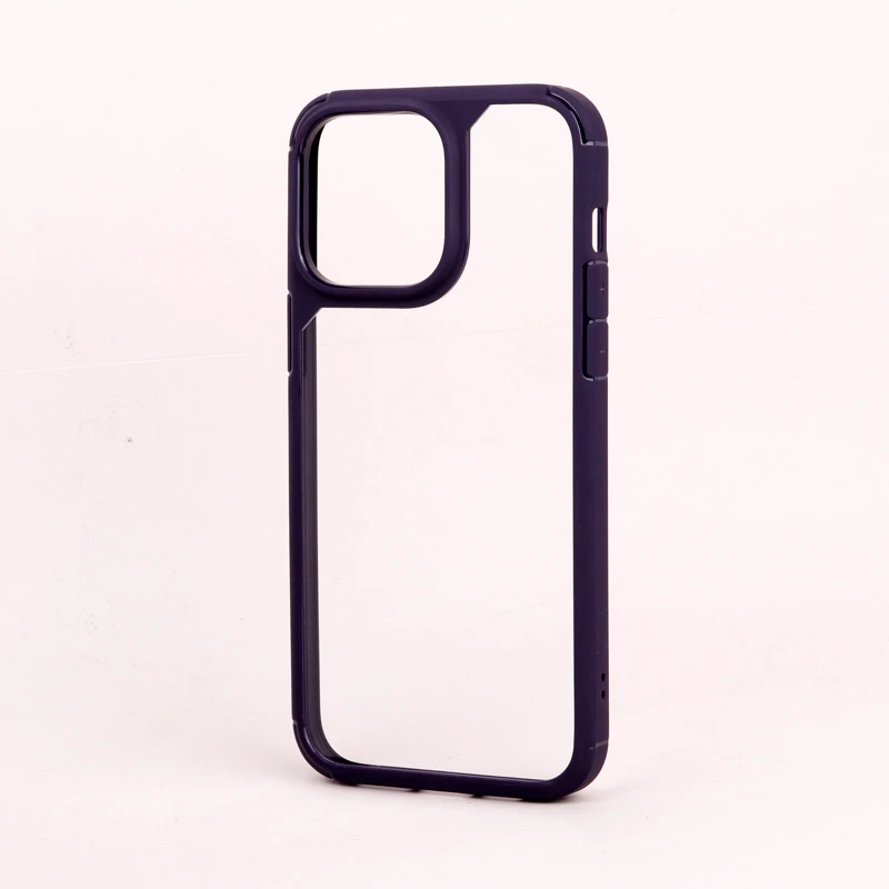 قاب ضد ضربه پشت شفاف Air Skin دور رنگی iPhone 14 Pro Max