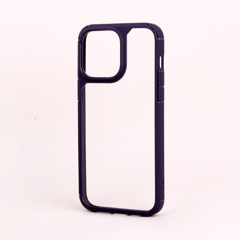 قاب ضد ضربه پشت شفاف Air Skin دور رنگی iPhone 14 Pro Max