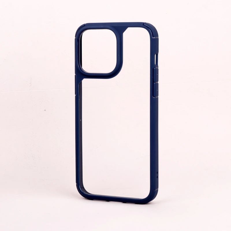 قاب ضد ضربه پشت شفاف Air Skin دور رنگی iPhone 14 Pro Max