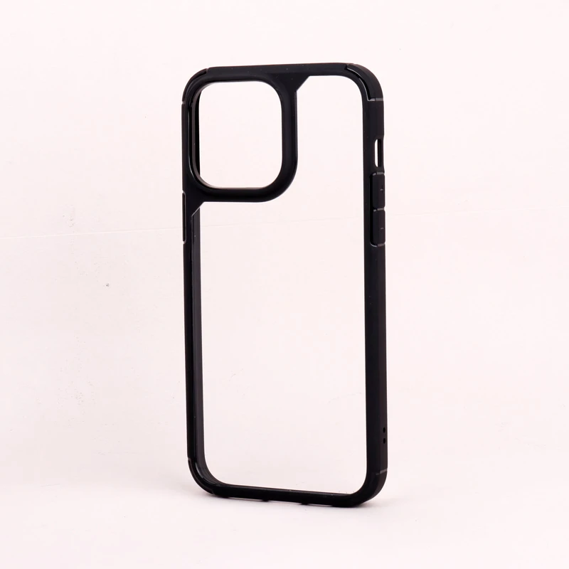 قاب ضد ضربه پشت شفاف Air Skin دور رنگی iPhone 14 Pro Max