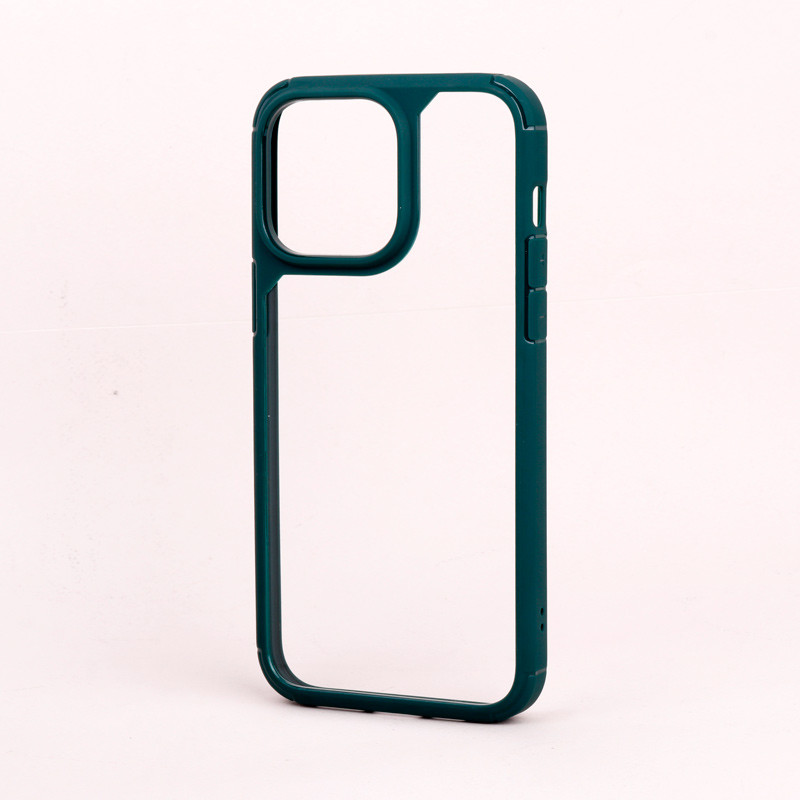 قاب ضد ضربه پشت شفاف Air Skin دور رنگی iPhone 14 Pro Max