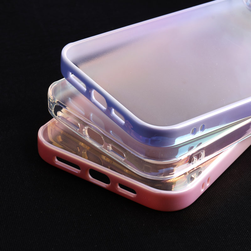 خرید قاب ضد ضربه شفاف Keephone دور هولوگرامی iPhone 14 Pro Max تکنوسان